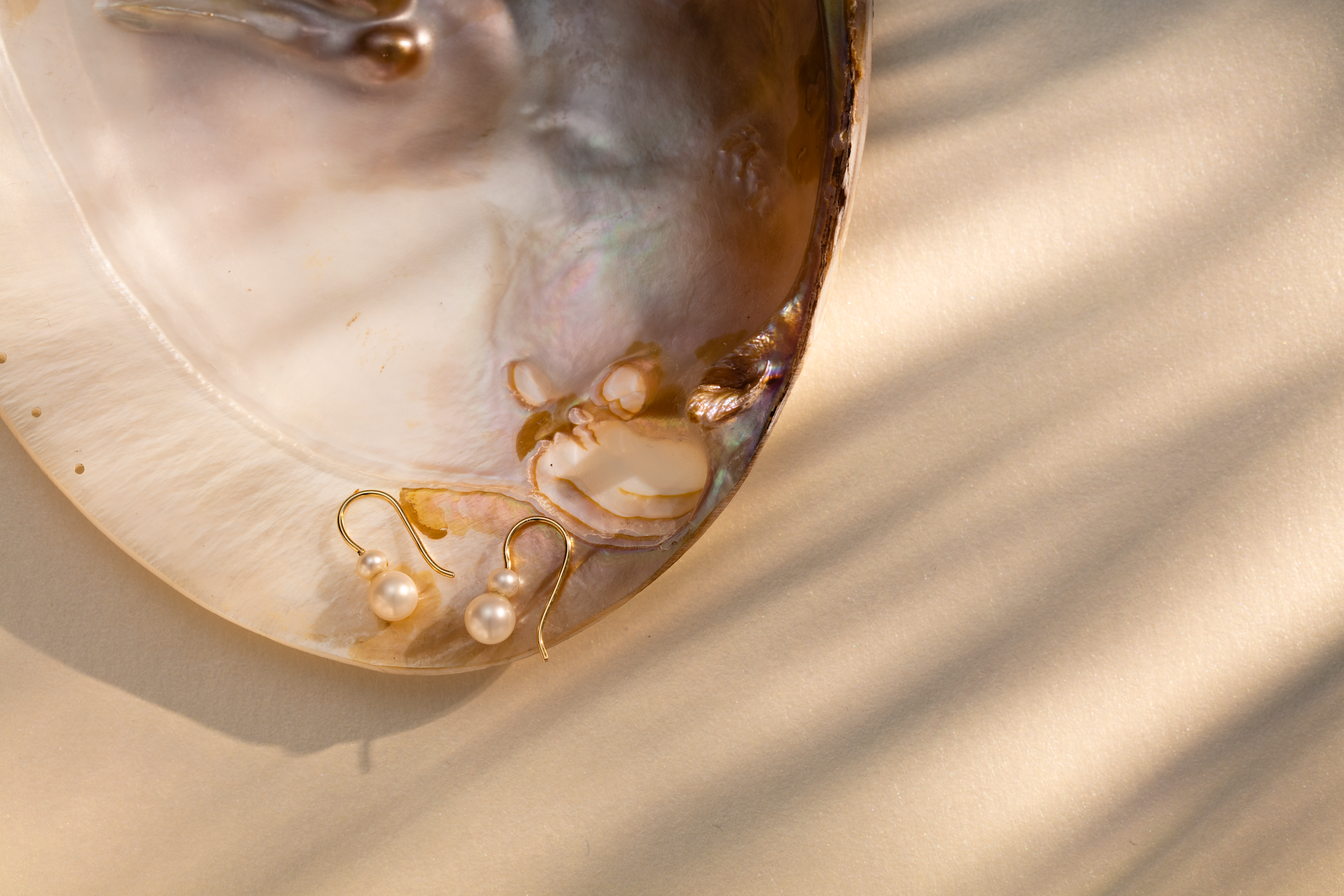 Pearl earrings
