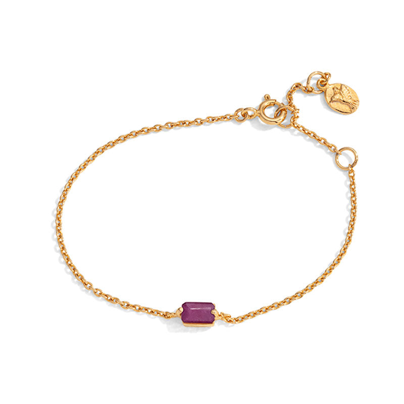 Ruby bracelet deals gold