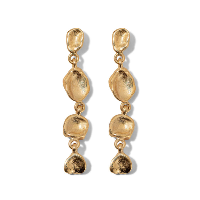 Cascading Keshi Stud, Gold