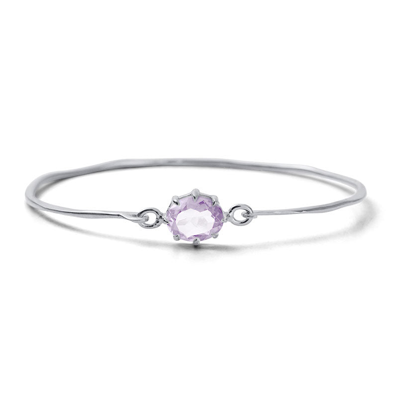 Marie Bangle, Amethyst, Silver