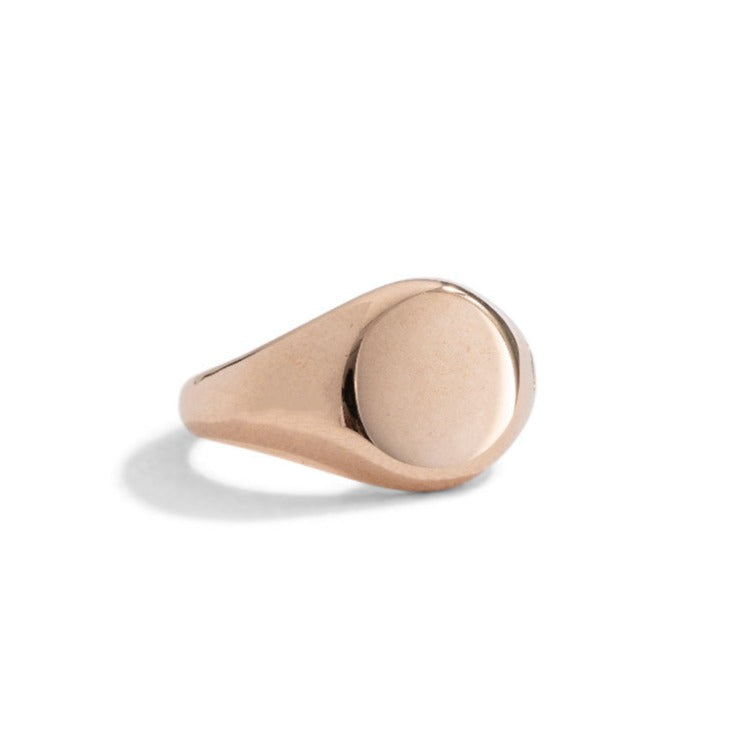 Signet Ring, 9kt Rose Gold