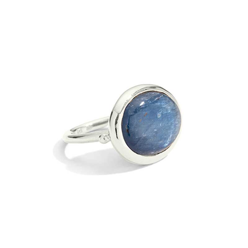 Sirus Ring, Kyanite, Silver