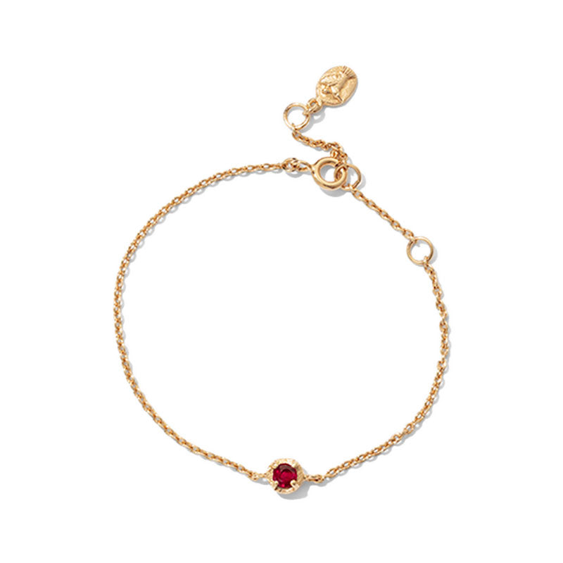 Winkie Bracelet, Ruby, Gold