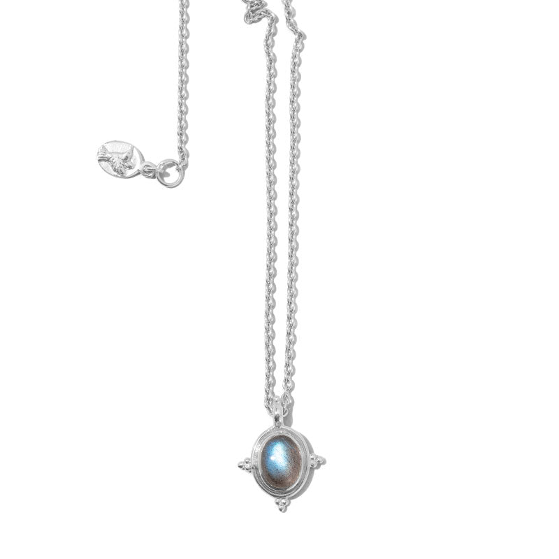 Alexa Necklace, Labradorite, Silver