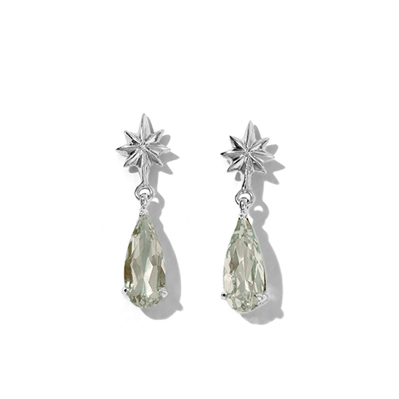 Prasiolite earrings deals