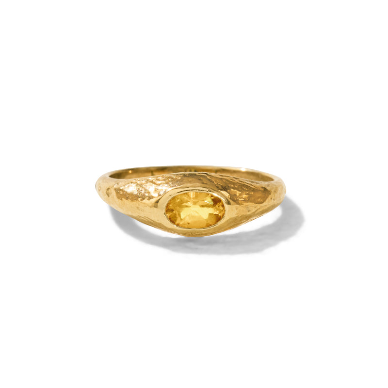 Aurelia Ring, Citrine, 9kt Yellow Gold