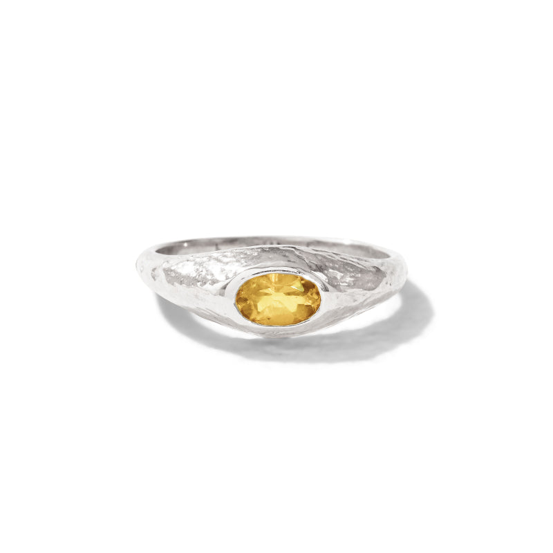 Aurelia Ring, Citrine, Silver