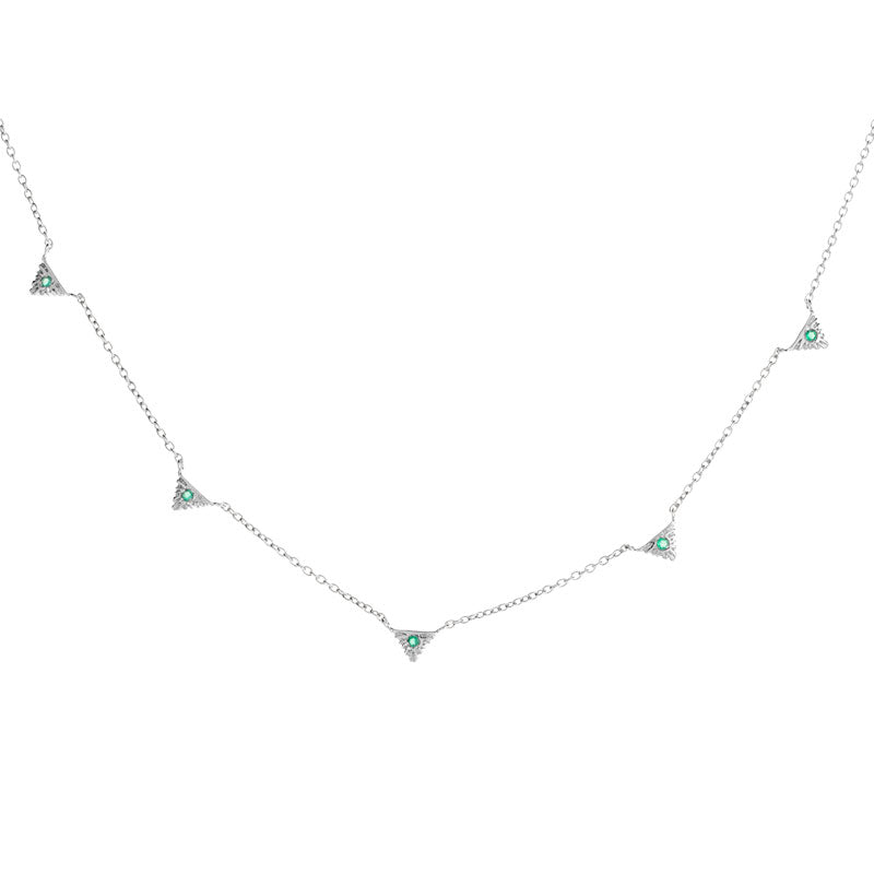 Green deals collar necklace