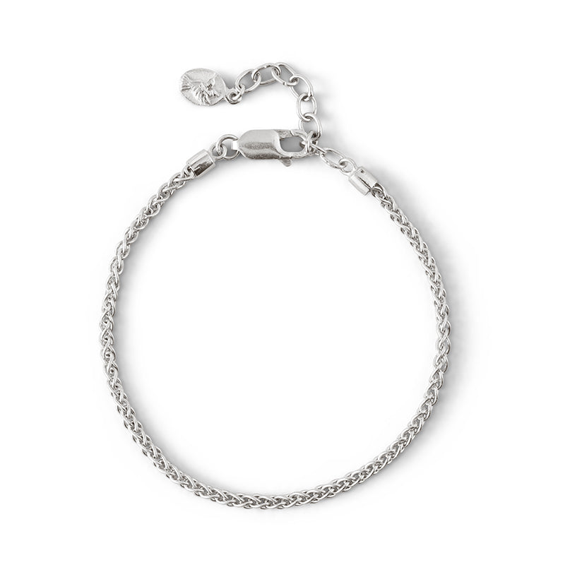 Braided Bracelet, Silver
