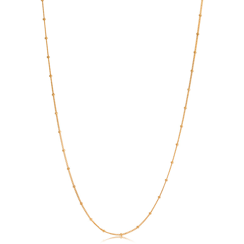 Fine Bubble Chain Necklace, 9kt Yellow Gold