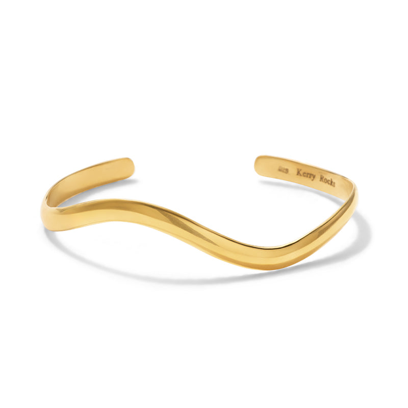 Contour Cuff, Gold