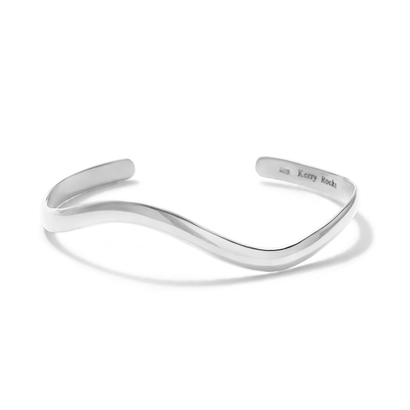 Contour Cuff, Silver
