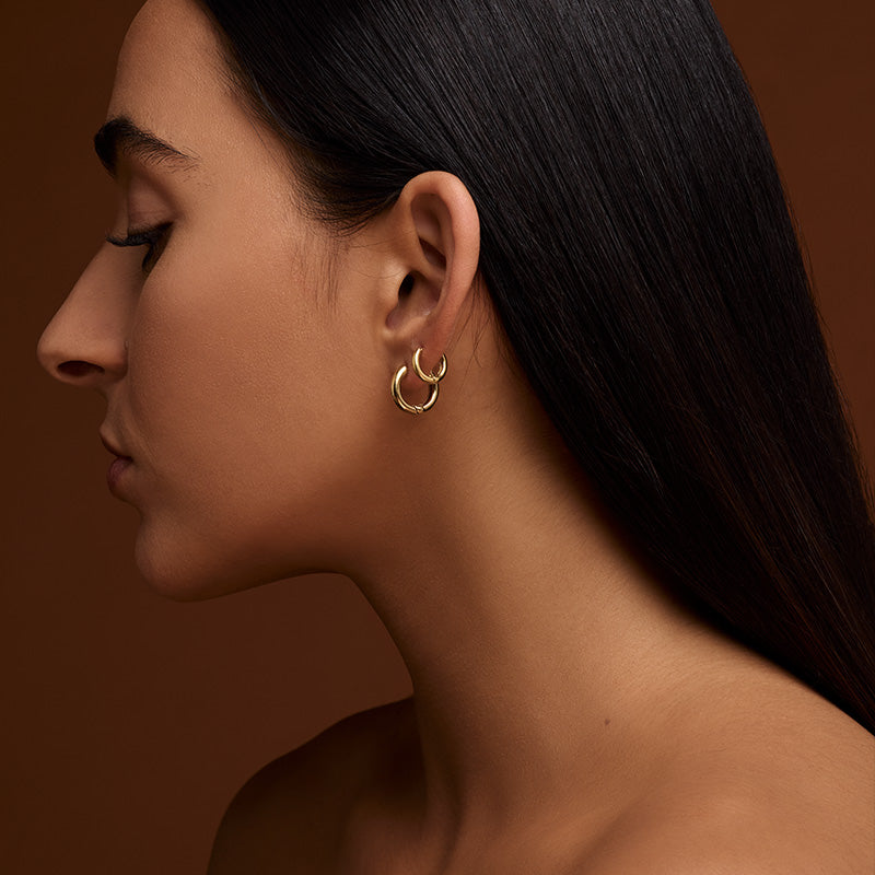 Veneto Hoop, Gold