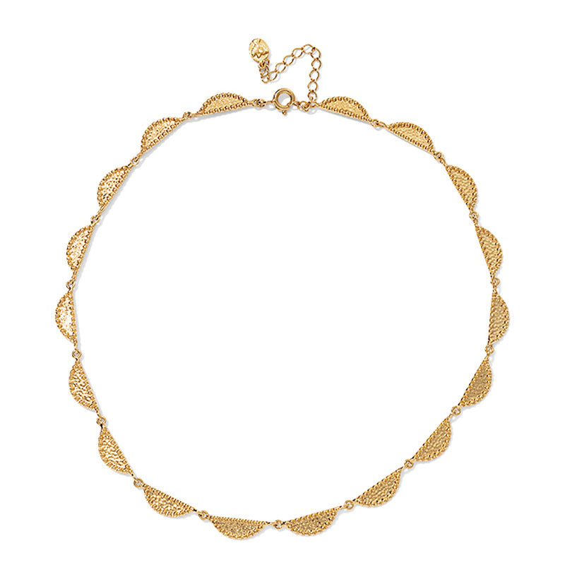Eris Collar Necklace, Gold