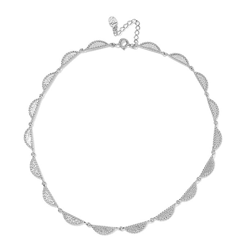 Eris Collar Necklace, Silver