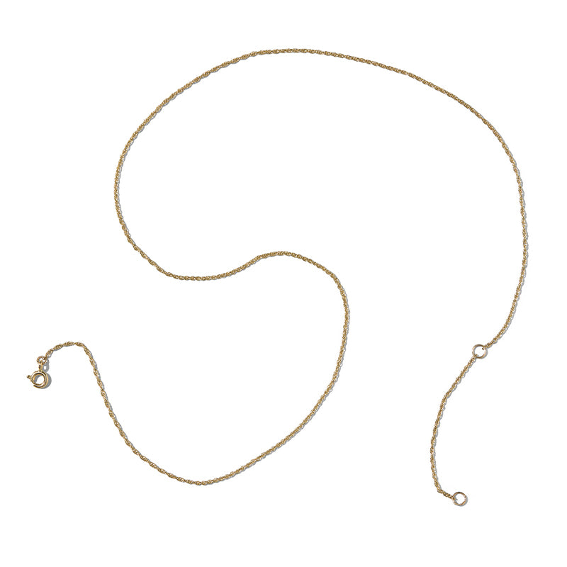 Fine Rope Chain Necklace, 9kt Yellow Gold
