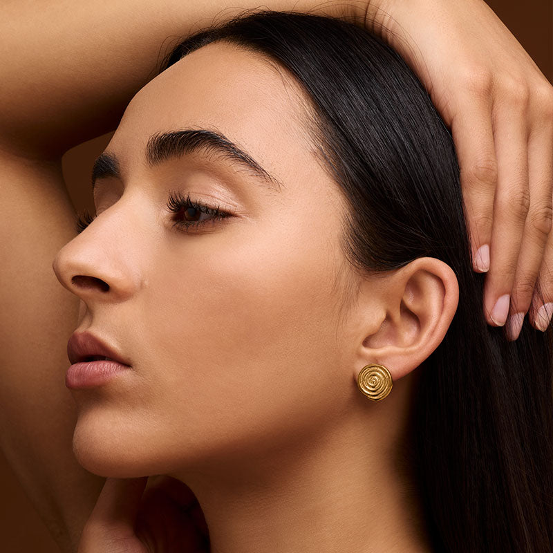 Helix Stud, Gold
