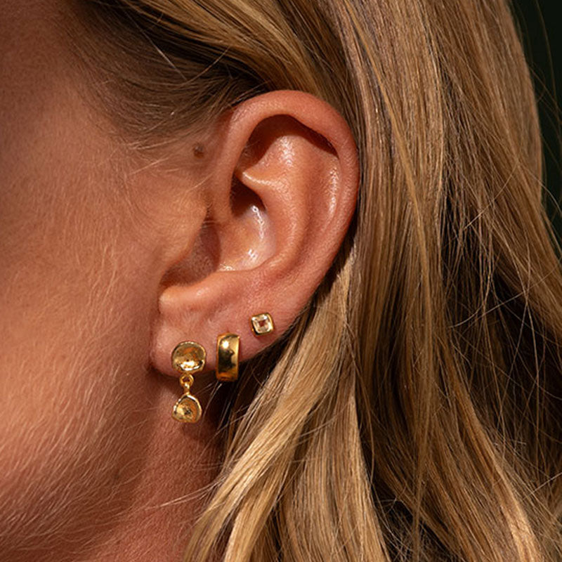 Keshi Duo Stud, Gold