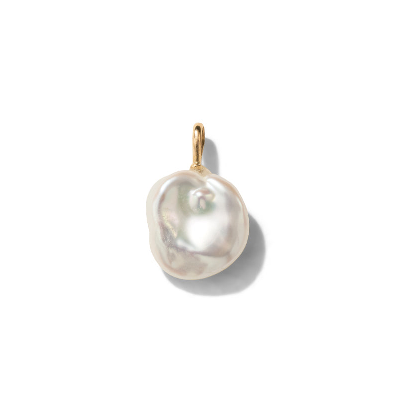 Keshi Pearl Pendant, Small, 9kt Yellow Gold
