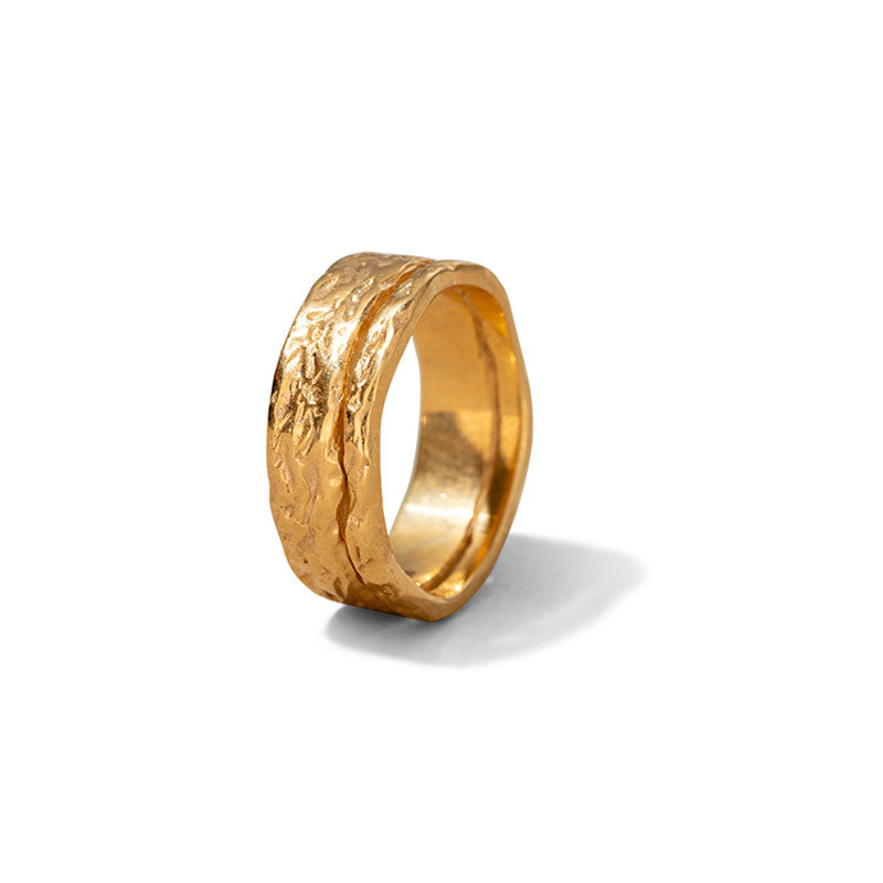 Magma Band, Wide, Gold