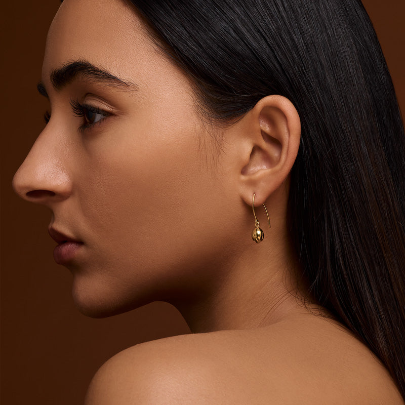 Poppy Earring, Gold