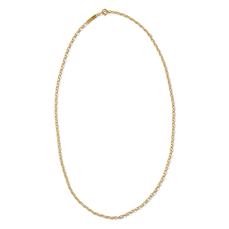 Rollo Chain Necklace, Gold