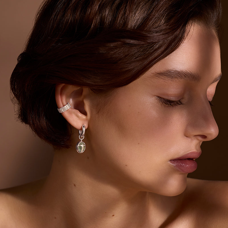 Linea Ear Cuff, Silver