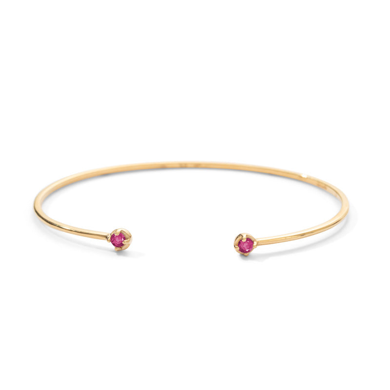 Winkie Cuff, Ruby, Gold