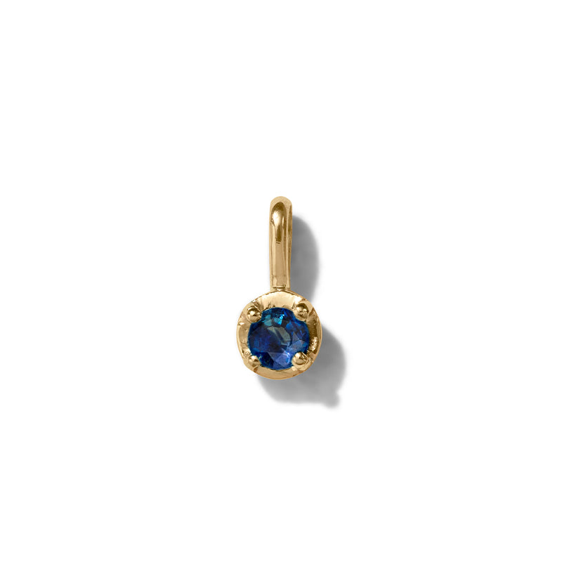 Winkie Pendant, Blue Sapphire, 9kt Yellow Gold