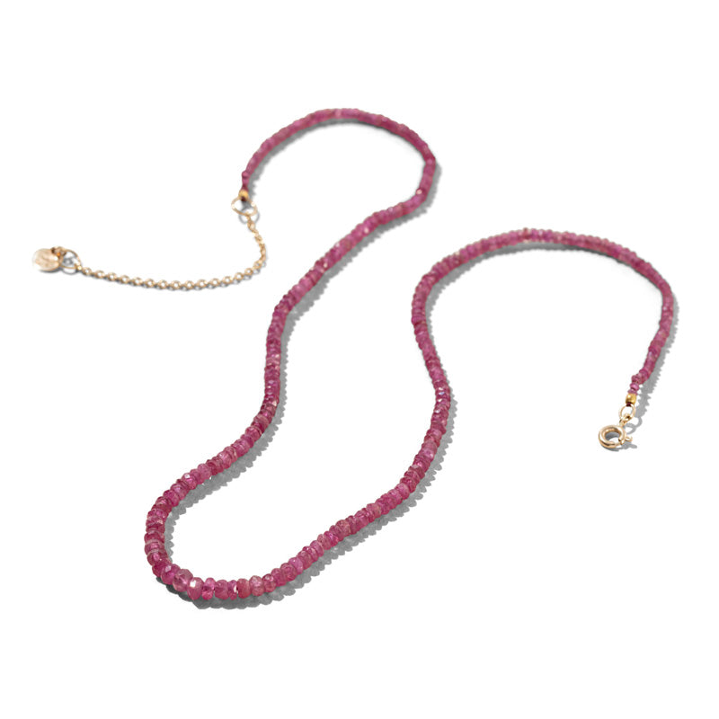 Chronos Strand, Ruby, 9kt Yellow Gold