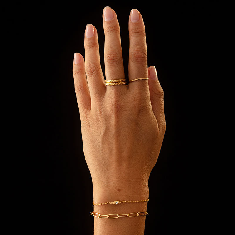 Evil Eye Bracelet, Diamond, 9kt Yellow Gold