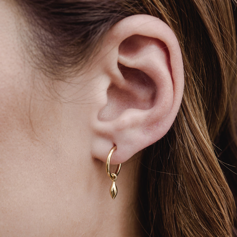 Mercy Mini Hoop, Gold