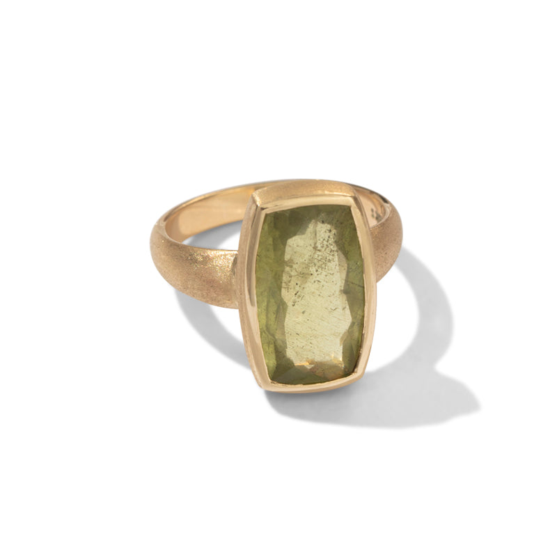 Terra Ring, Beryl, 9kt Yellow Gold