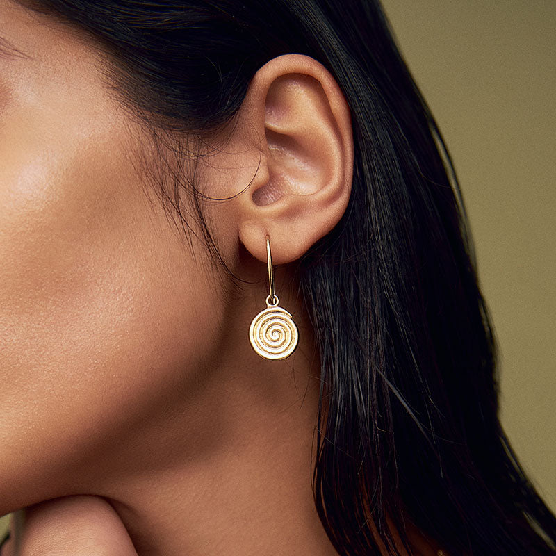 Helix Earring, Silver