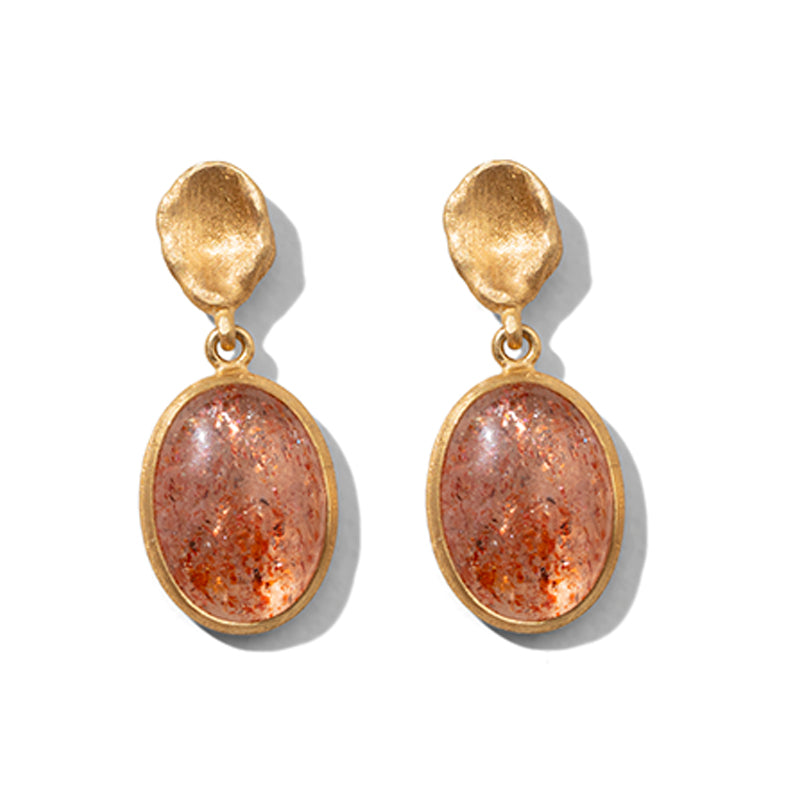 Keshi Stud, Sunstone, Gold