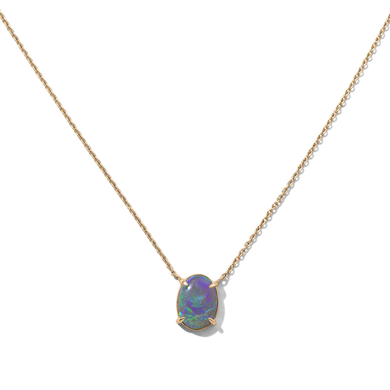 Dark on sale opal necklace