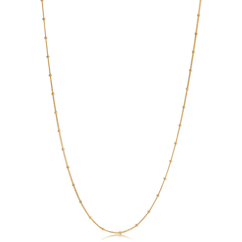Fine Bubble Chain Necklace, Gold