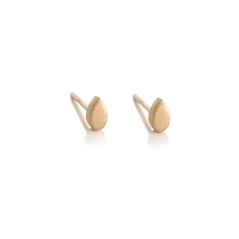 Teardrop Mini Stud, Gold