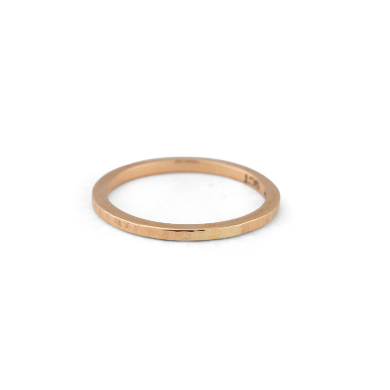 Forged Band, 9kt Yellow Gold