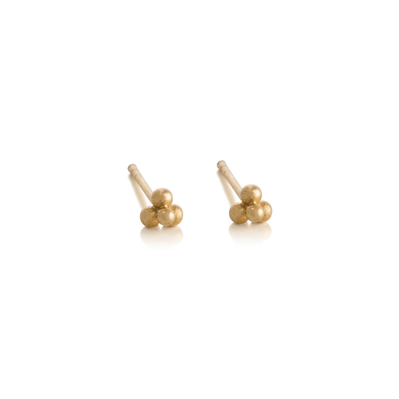 Granule Stud, 9kt Yellow Gold