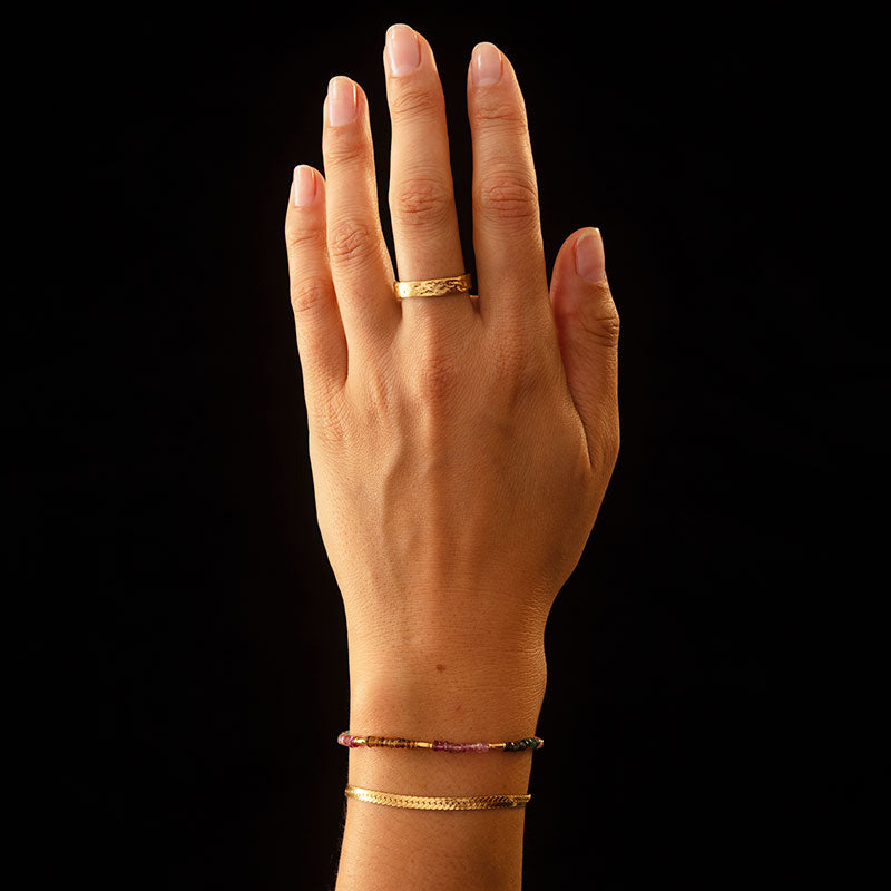 Hera Bracelet, Tourmaline, Gold