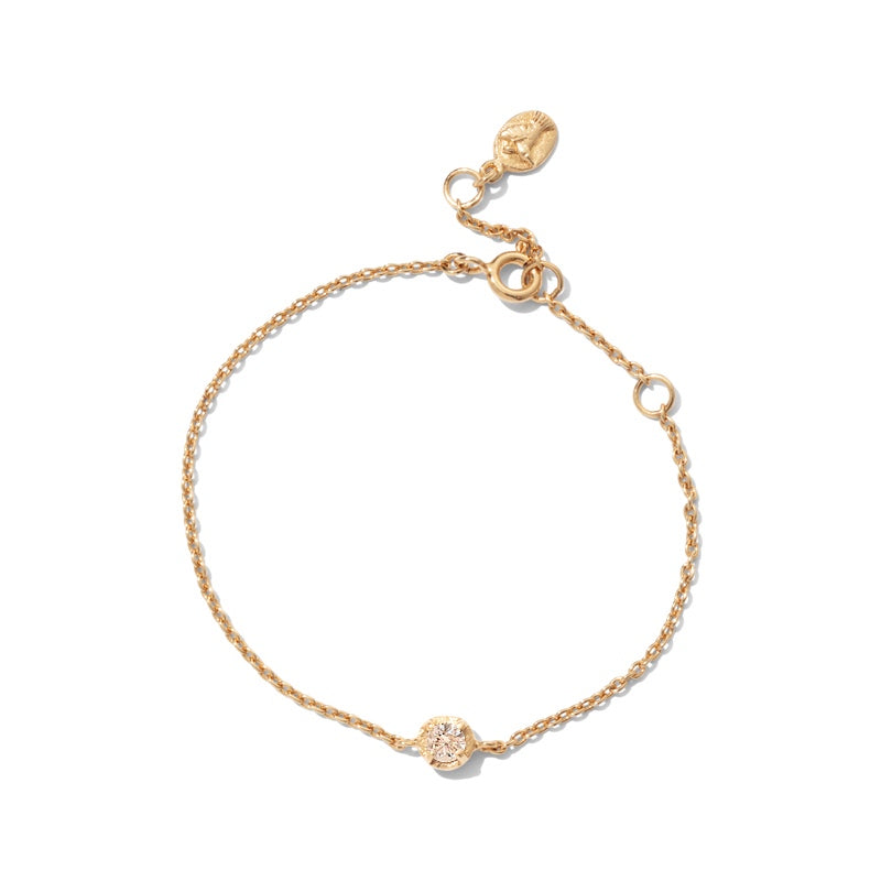Winkie Bracelet, Diamond, 9kt Yellow Gold
