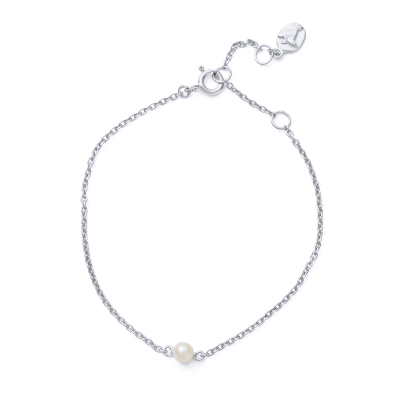 Petit Pearl Bracelet, Silver