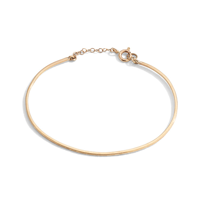 Skinny Cuff, 9kt Yellow Gold