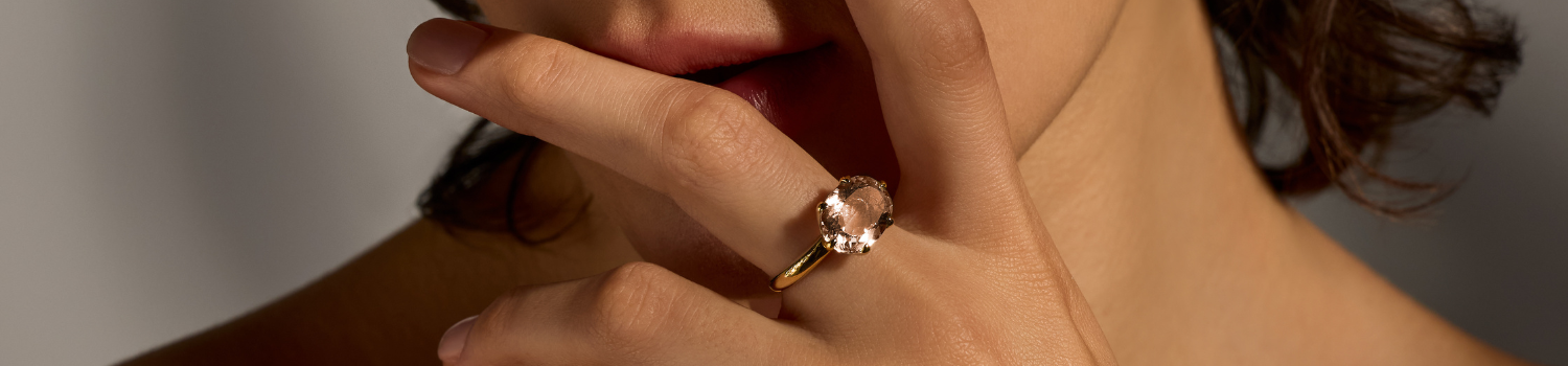 Morganite Gemstone Jewellery