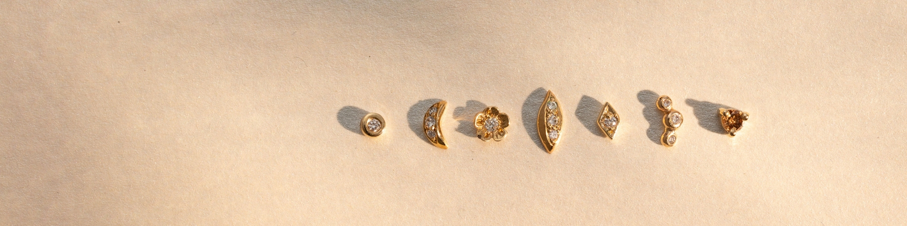 Solid Gold Studs