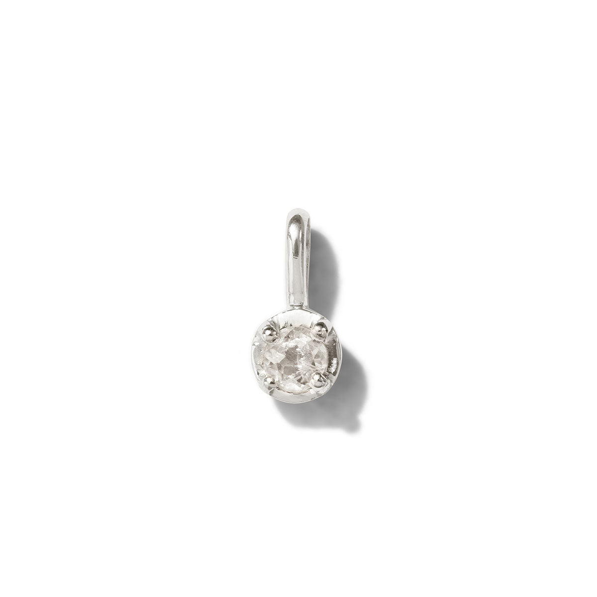 Winkie Pendant, White Topaz, Silver