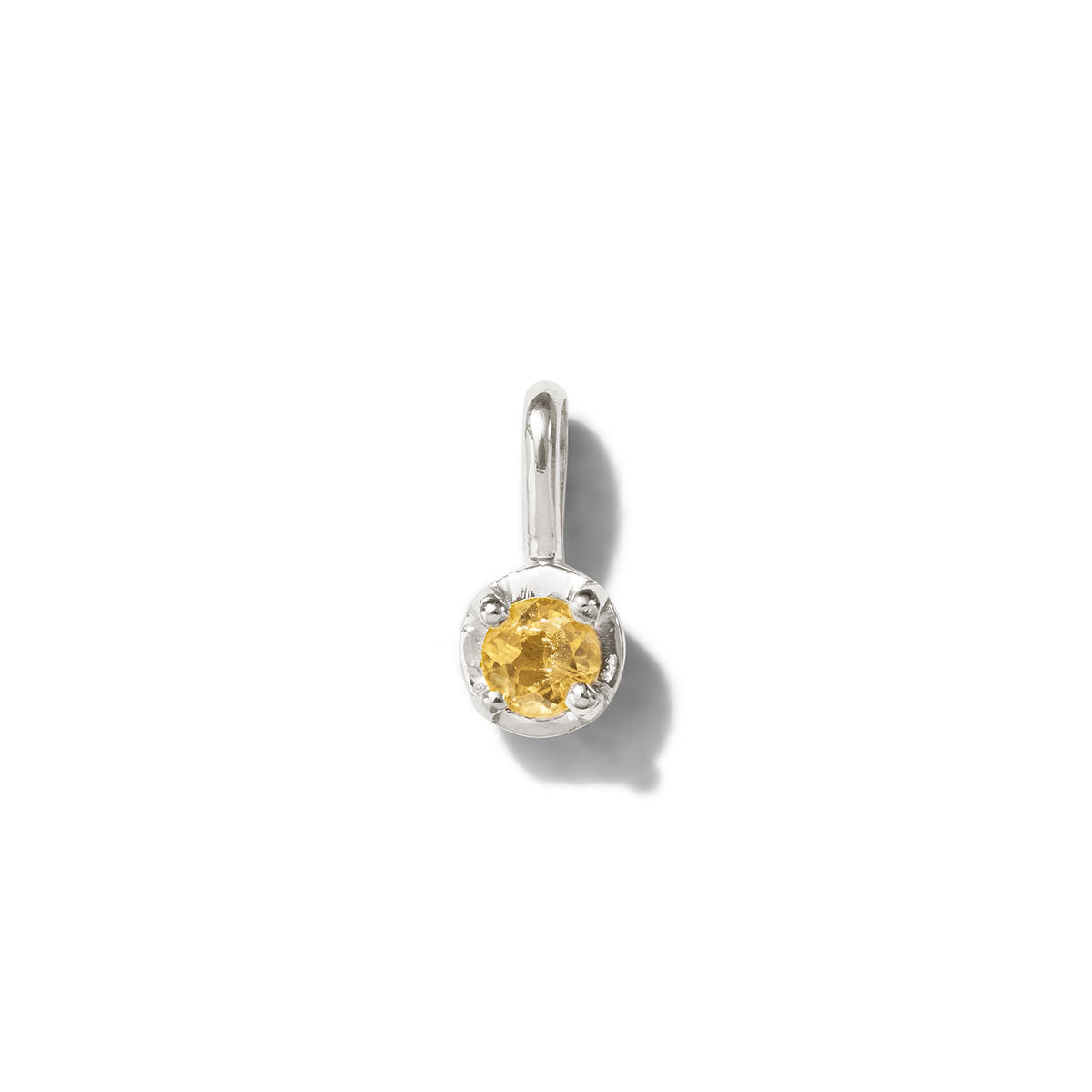 Winkie Pendant, Citrine, Silver