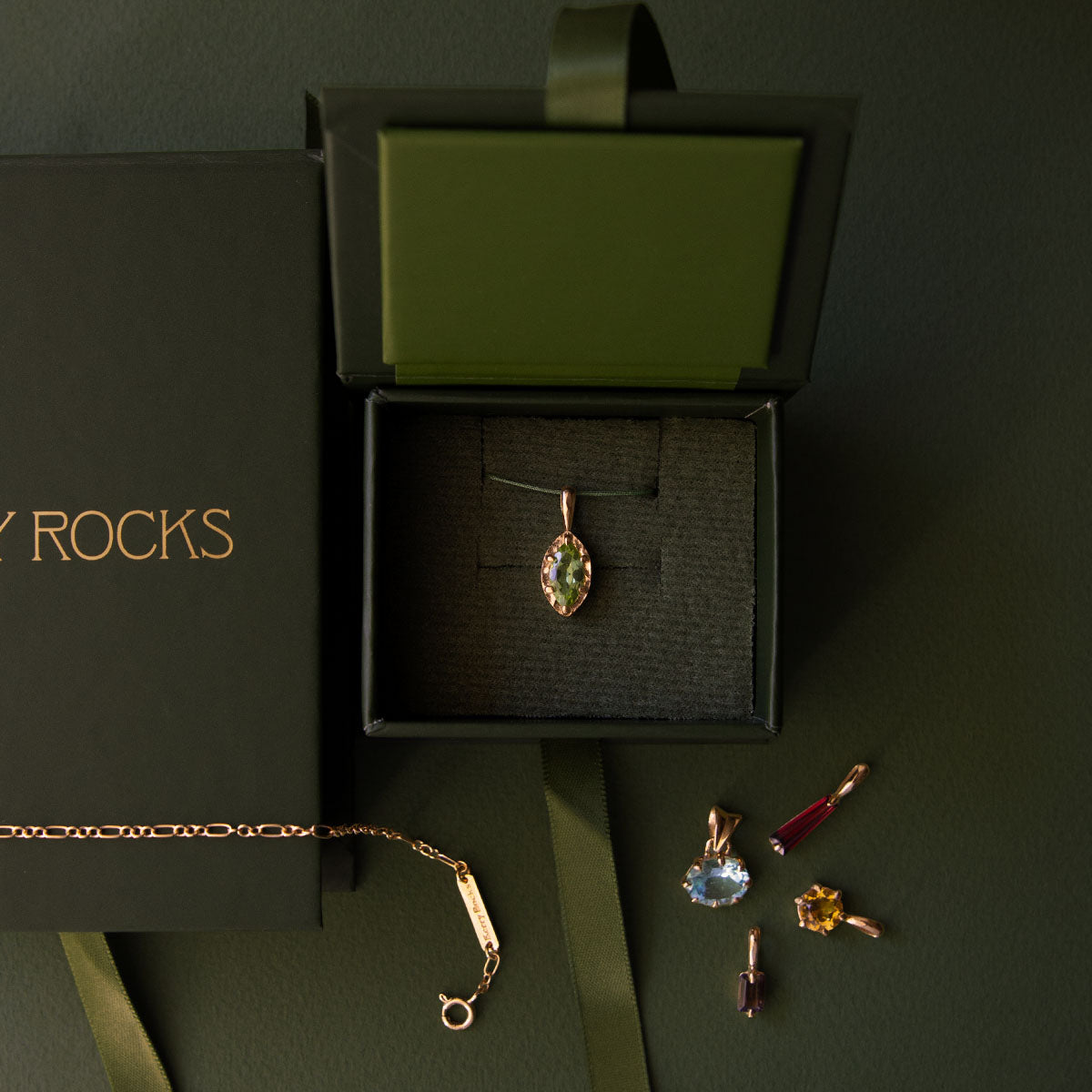 Joy Pendant, Citrine, 9kt Yellow Gold