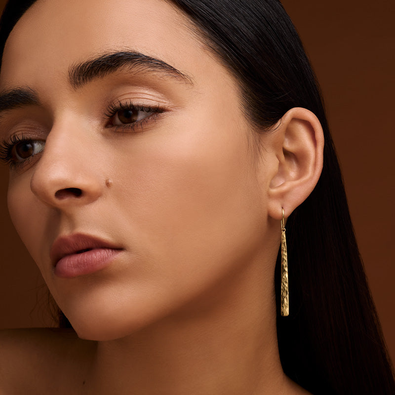 Skinny Earring, Gold